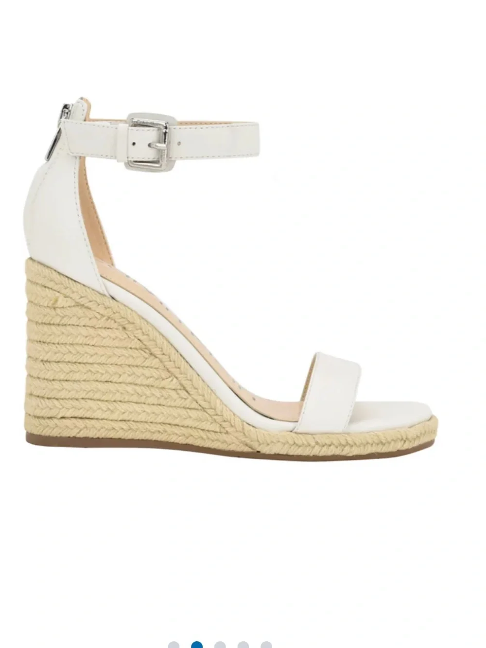 Calvin Klein Noshela white Wedge Sandals,Sz 7